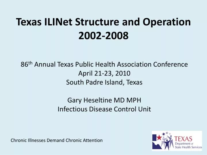 texas ilinet structure and operation 2002 2008