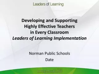 Norman Public Schools Date