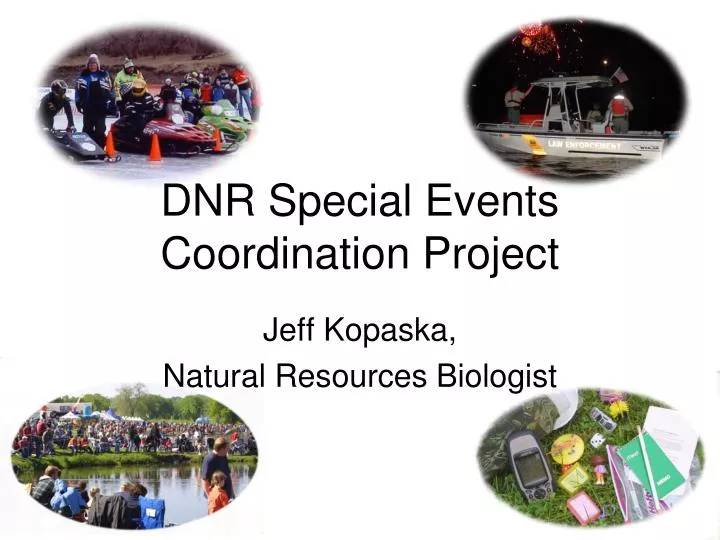 dnr special events coordination project