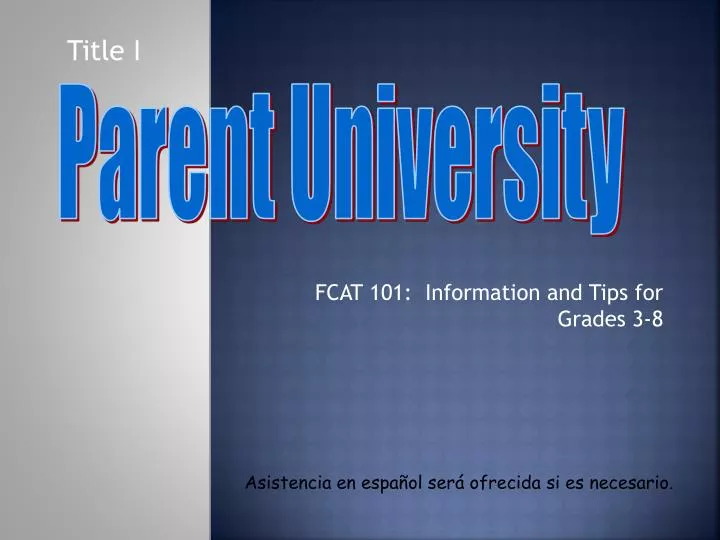 fcat 101 information and tips for grades 3 8