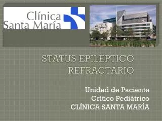 status epil ptico refractario