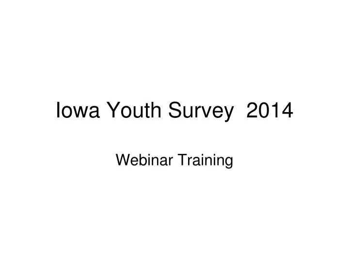 iowa youth survey 2014