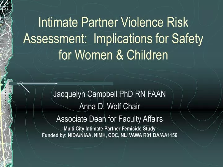 intimate partner violence risk assessment implications for safety for women children