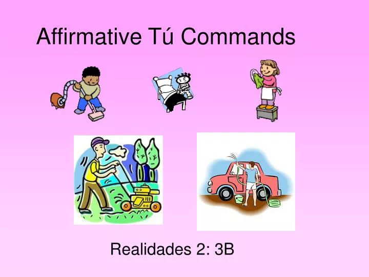 affirmative t commands