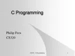 C Programming - slide 1