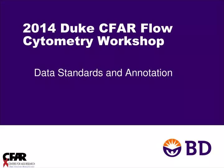 2014 duke cfar flow cytometry workshop