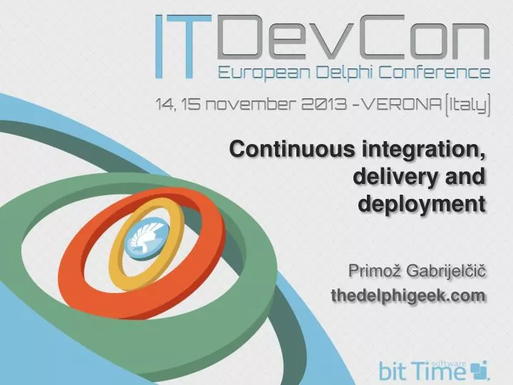 continuous integration delivery and deployment