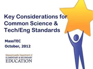 Key Considerations for Common Science &amp; Tech/ Eng Standards