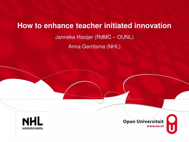 how to enhance teacher initiated innovation