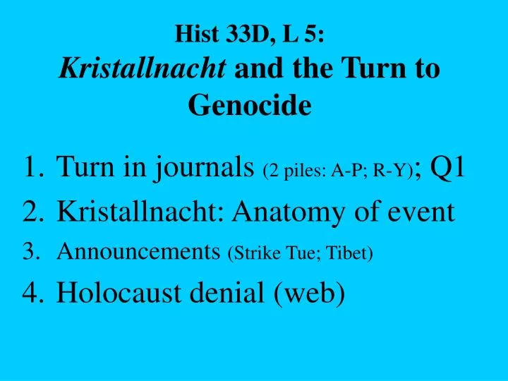 hist 33d l 5 kristallnacht and the turn to genocide