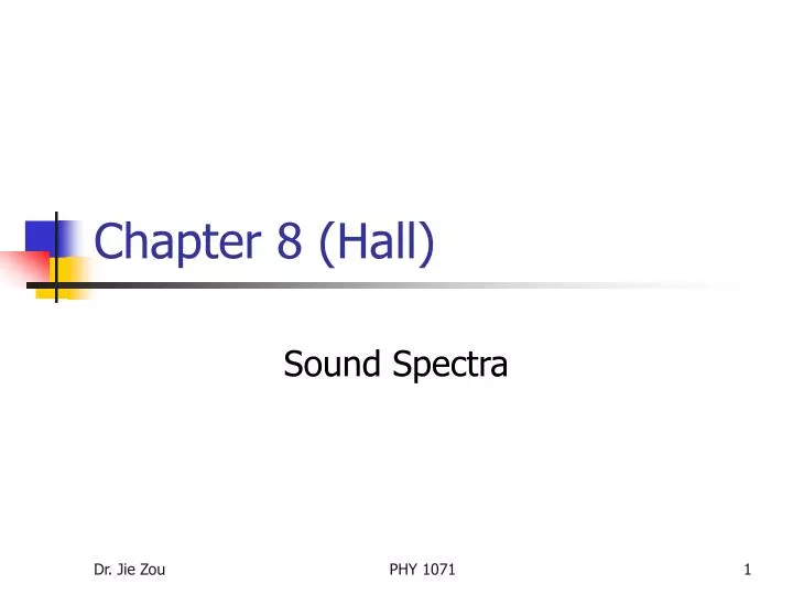 chapter 8 hall