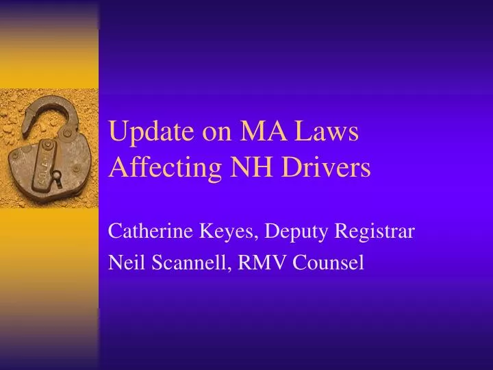 update on ma laws affecting nh drivers