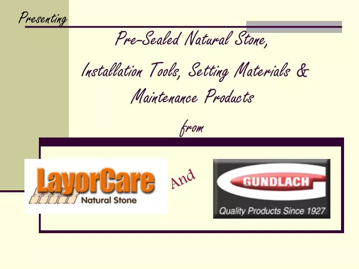 pre sealed natural stone installation tools setting materials maintenance products from