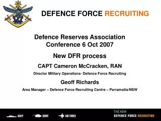 DEFENCE FORCE RECRUITING