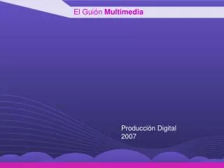 el gui n multimedia
