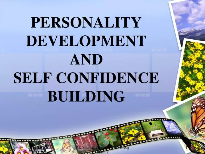personality development and self confidence building