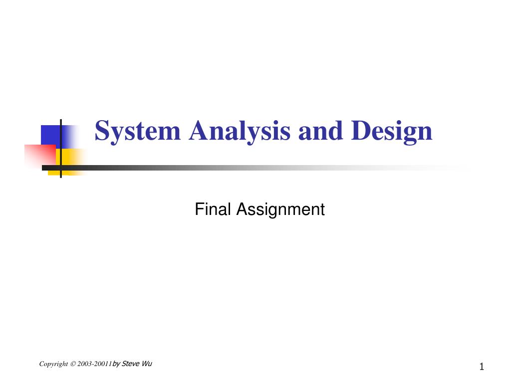 PPT - System Analysis and Design PowerPoint Presentation, free download ...