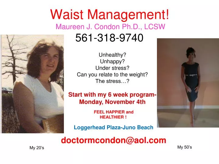 waist management maureen j condon ph d lcsw 561 318 9740