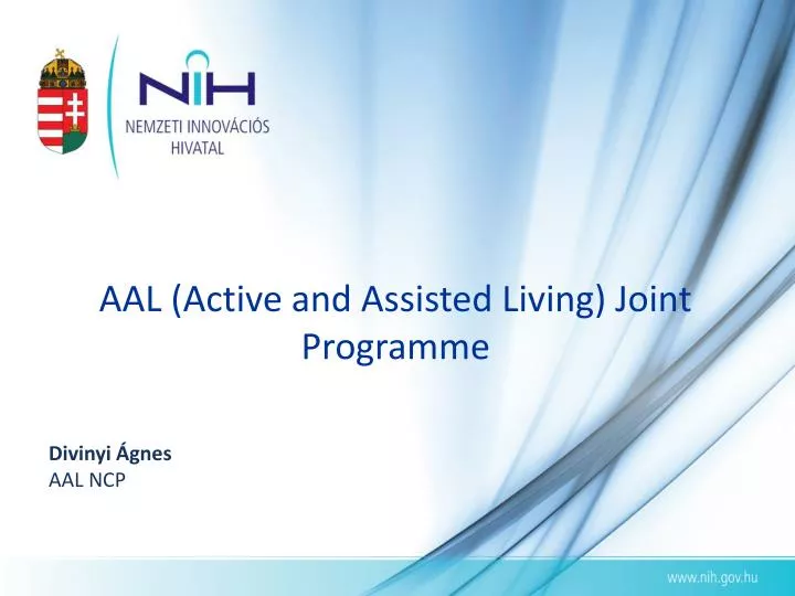 aal active and assisted living joint programme