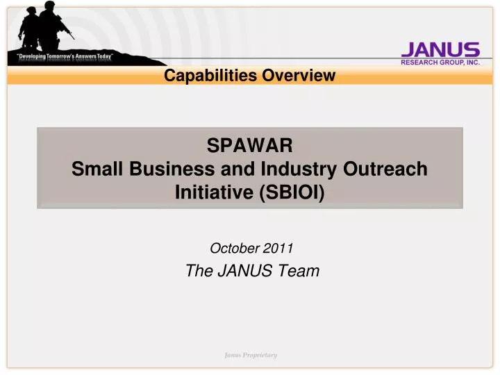 spawar small business and industry outreach initiative sbioi