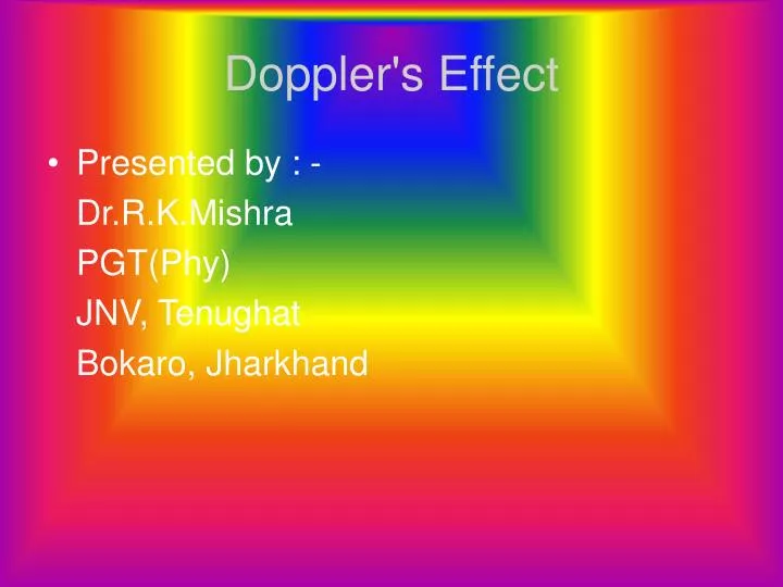 doppler s effect