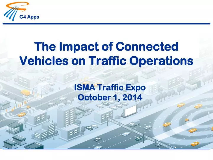 the impact of connected vehicles on traffic operations