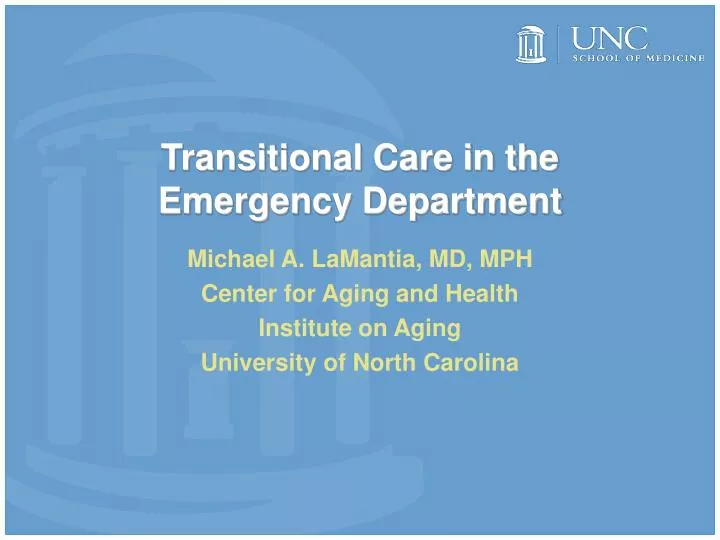transitional care in the emergency department