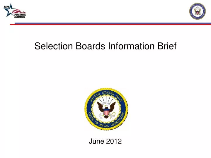 selection boards information brief