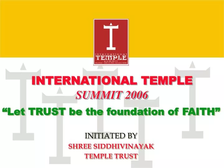 international temple summit 2006