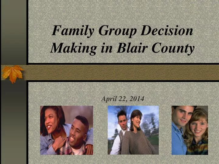 family group decision making in blair county