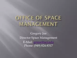 Office of Space Management