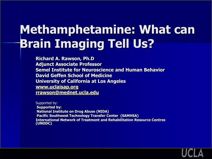 methamphetamine what can brain imaging tell us