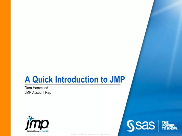 a quick introduction to jmp