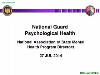 National Guard Psychological Health