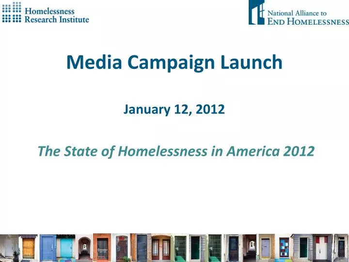 media campaign launch january 12 2012
