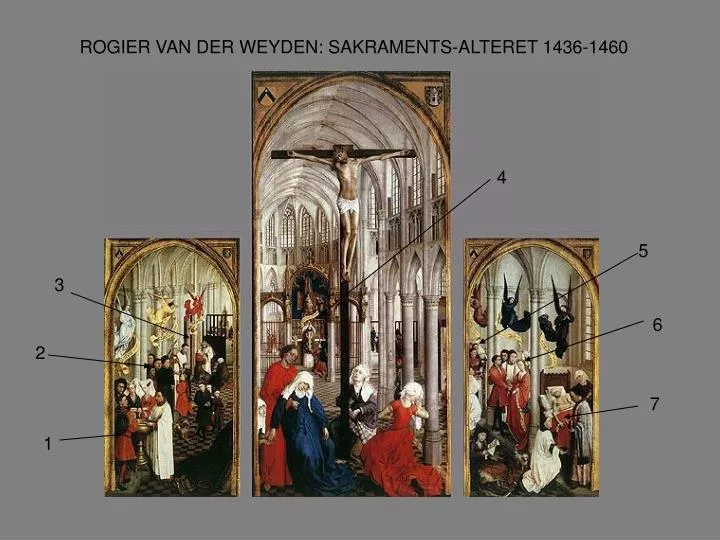 rogier van der weyden sakraments alteret 1436 1460