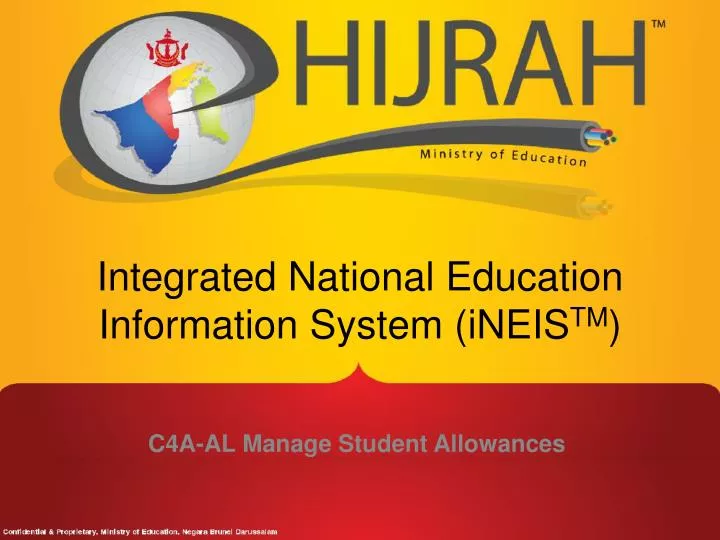 integrated national education information system ineis tm