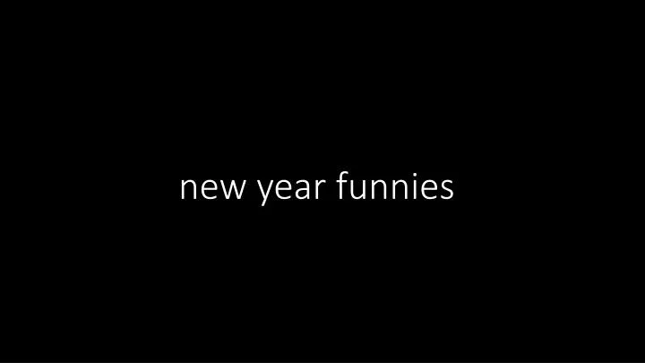 new year funnies