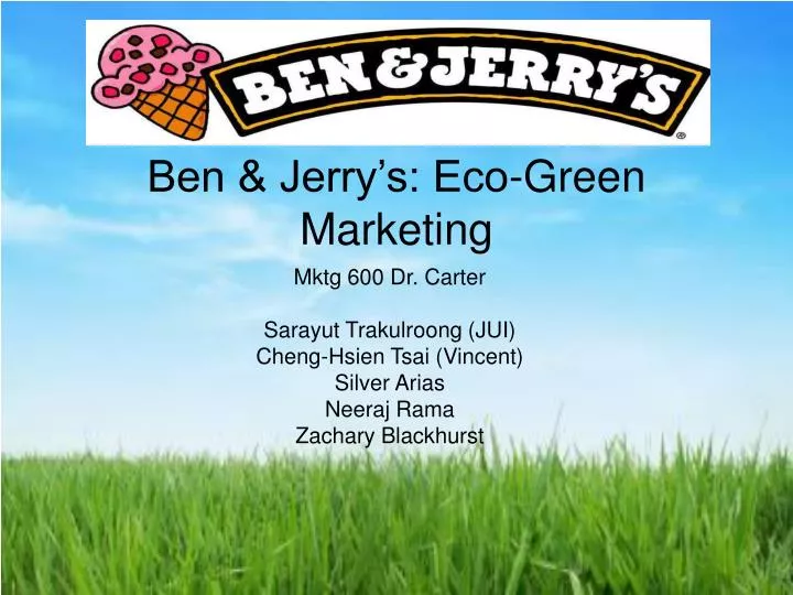 ben jerry s eco green marketing