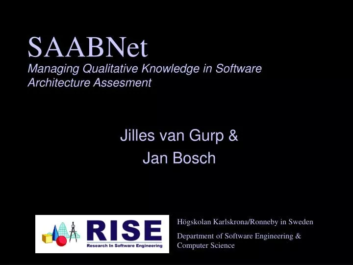 managing qualitative knowledge in software architecture assesment