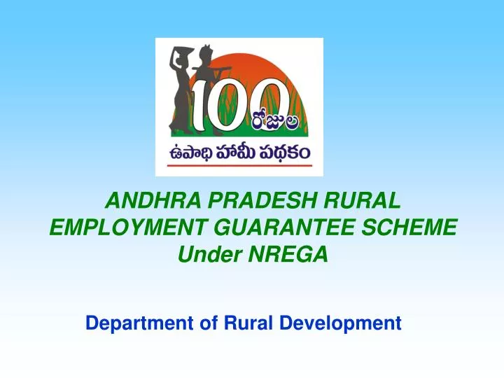 andhra pradesh rural employment guarantee scheme under nrega
