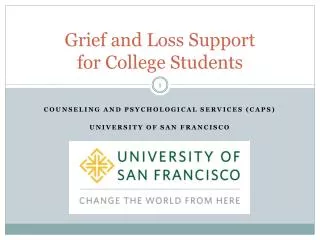 Grief and Loss Support for College Students