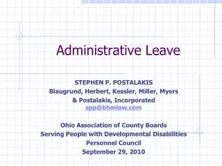 Administrative Leave