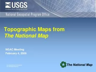 Topographic Maps from The National Map