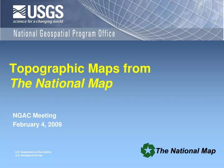 topographic maps from the national map