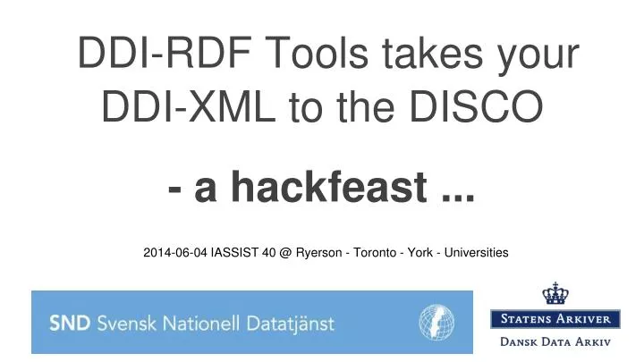 ddi rdf tools takes your ddi xml to the disco