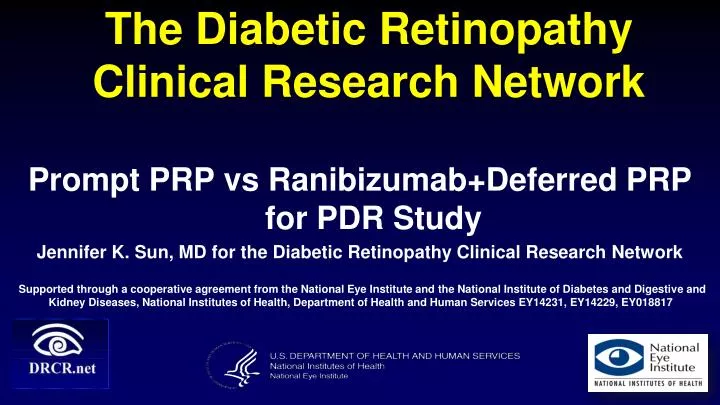 the diabetic retinopathy clinical research network