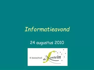 informatieavond