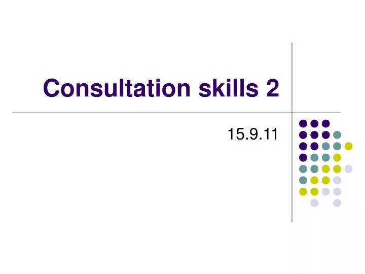 consultation skills 2