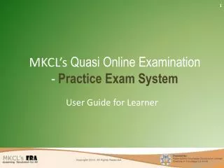MKCL’s Quasi Online Examination - Practice Exam System